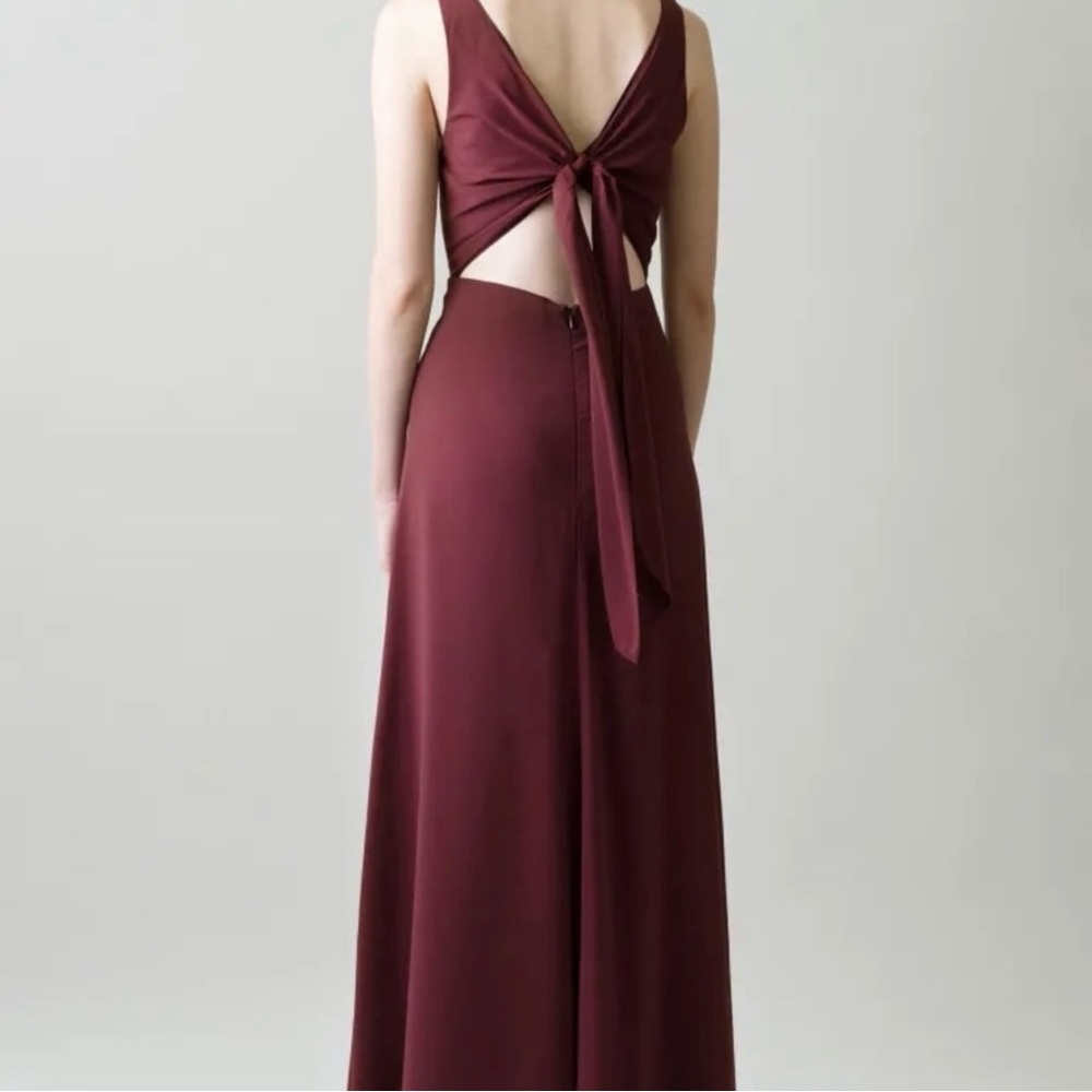 Jenny Yoo Delaney Dress in Hibiscus Size 8 Bridesmaid Maid of Honor Wedding - Picture 2 of 11